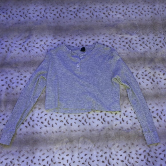 Wild fable Grey crop top - Picture 4 of 7